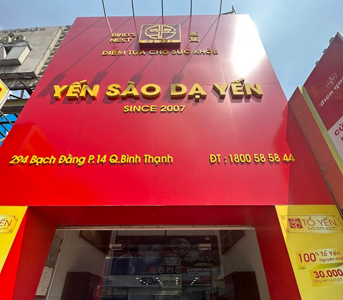 Mẫu Bảng Hiệu Yến Sào Đẹp