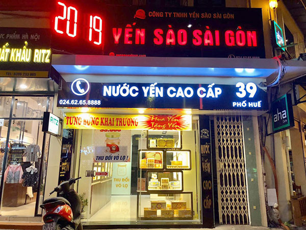 Mẫu Bảng Hiệu Yến Sào Đẹp