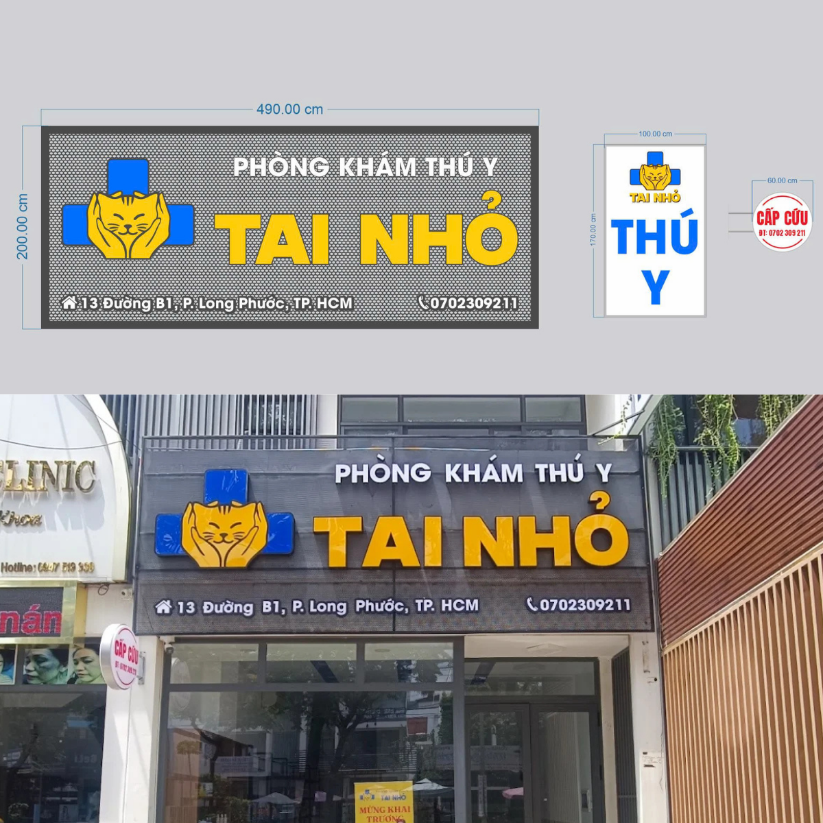 Mẫu Bảng Hiệu Chữ Nổi Mica LED Đẹp Năm 2026