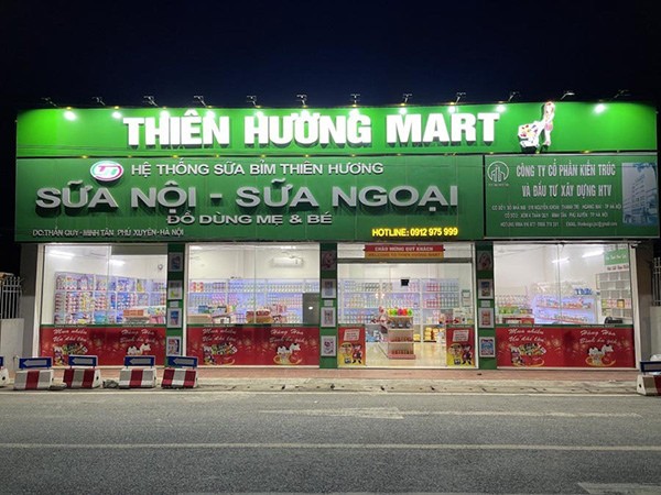 Bảng Hiệu Cửa Hàng Sữa Đẹp