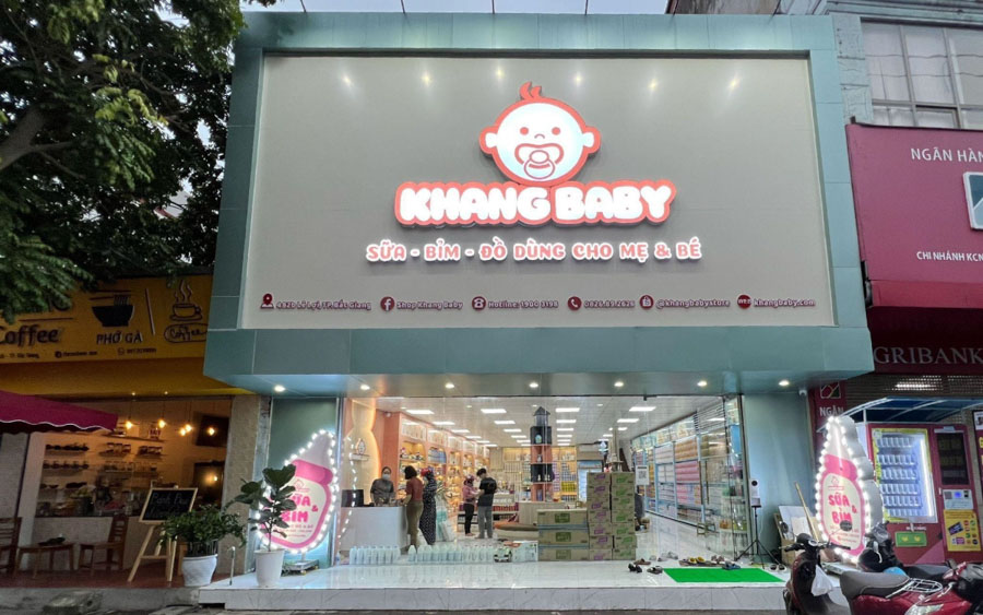 Bảng Hiệu Cửa Hàng Sữa Đẹp