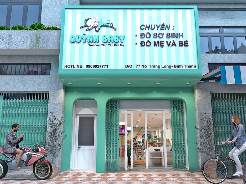 Thi Công Bảng Hiệu Cửa Hàng Sữa Đẹp