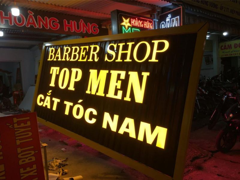 Mẫu Bảng Hiệu Barber Shop Đẹp Năm 2026