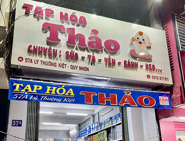 Thi Công Biển Quảng Cáo Tạp Hóa Đẹp