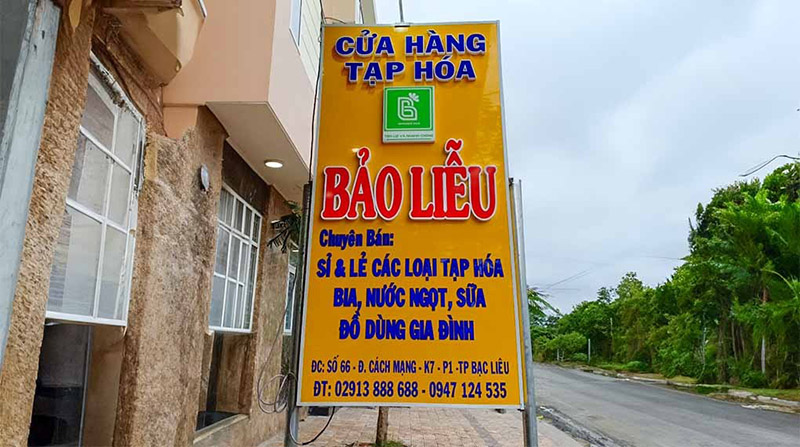 Thiết Kế Biển Quảng Cáo Tạp Hóa Đẹp