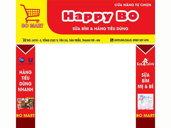 Mẫu Biển Quảng Cáo Tạp Hóa Đẹp