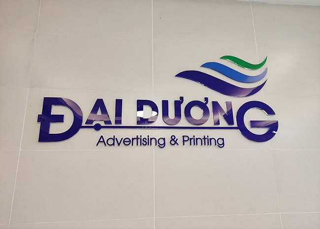 Thiết Kế Logo Chữ Nổi Mica Đẹp