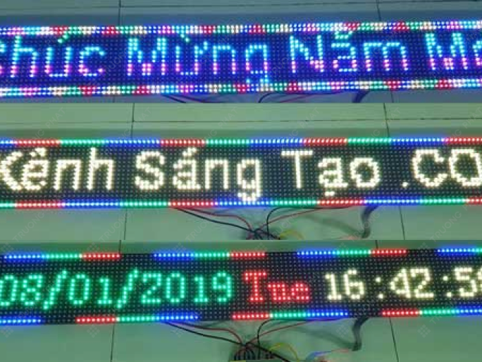 Thi Công Bảng LED Điện Tử Đẹp