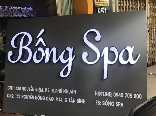 Biển Hiệu Spa Đẹp, Sang Trọng