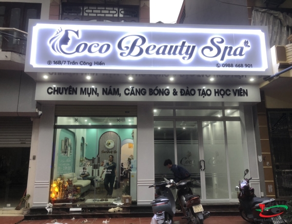 Thi Công Biển Hiệu Spa Đẹp