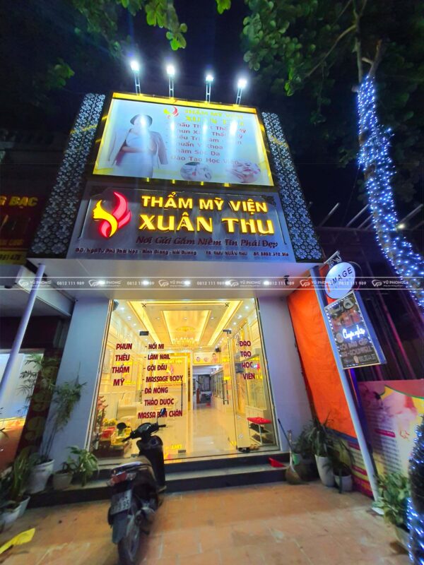 Thi Công Biển Hiệu Spa Đẹp