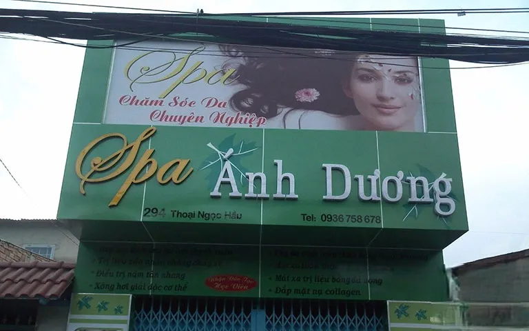 Thiết Kế Biển Hiệu Spa Đẹp
