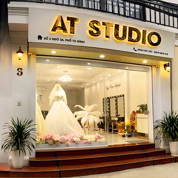 Thi Công Biển Hiệu Áo Cưới Đẹp