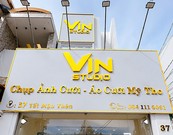 Thi Công Biển Hiệu Áo Cưới Đẹp