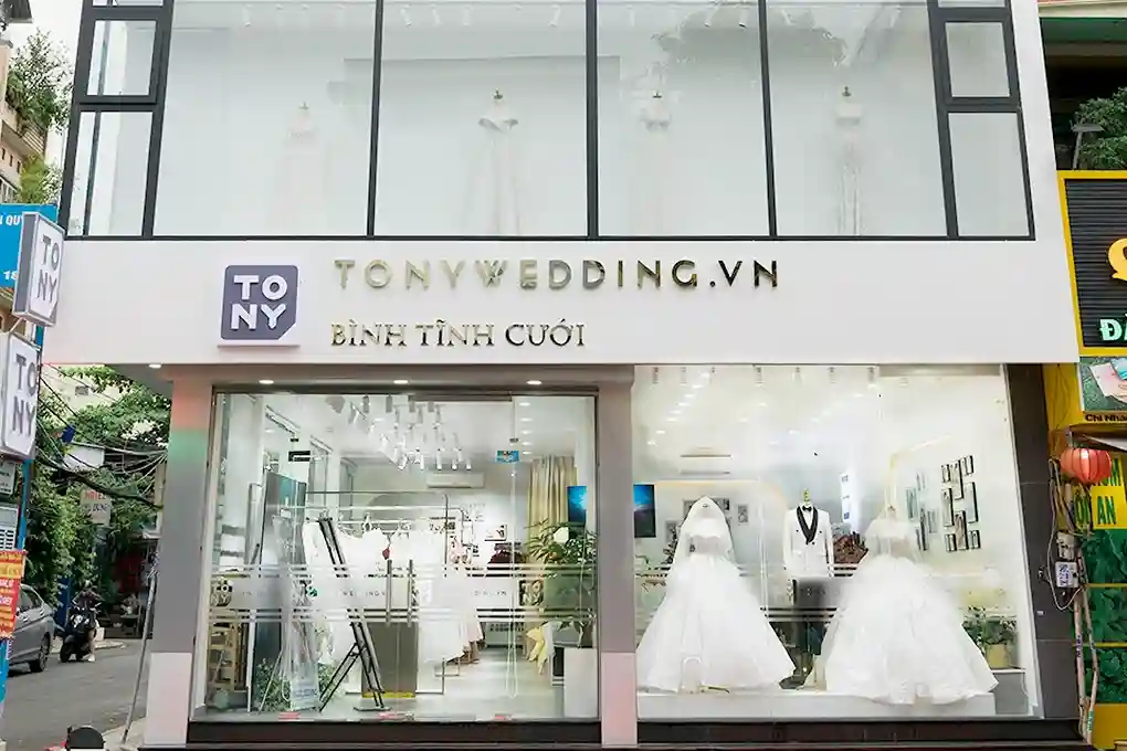 Thiết Kế Biển Hiệu Áo Cưới Đẹp