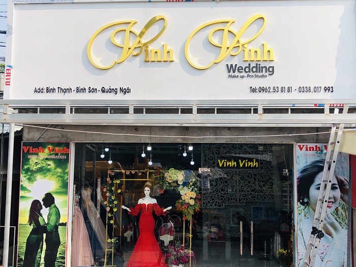 Mẫu Biển Hiệu Áo Cưới Đẹp Năm 2026