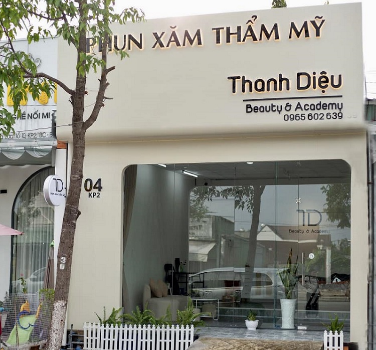 Mẫu Biển Hiệu Phun Xăm Thẩm Mỹ Đẹp