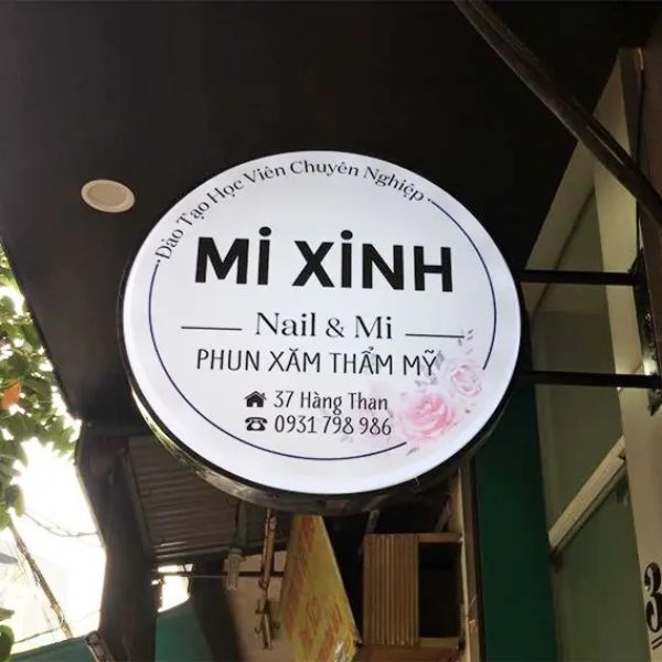 Mẫu Biển Hiệu Phun Xăm Thẩm Mỹ Đẹp