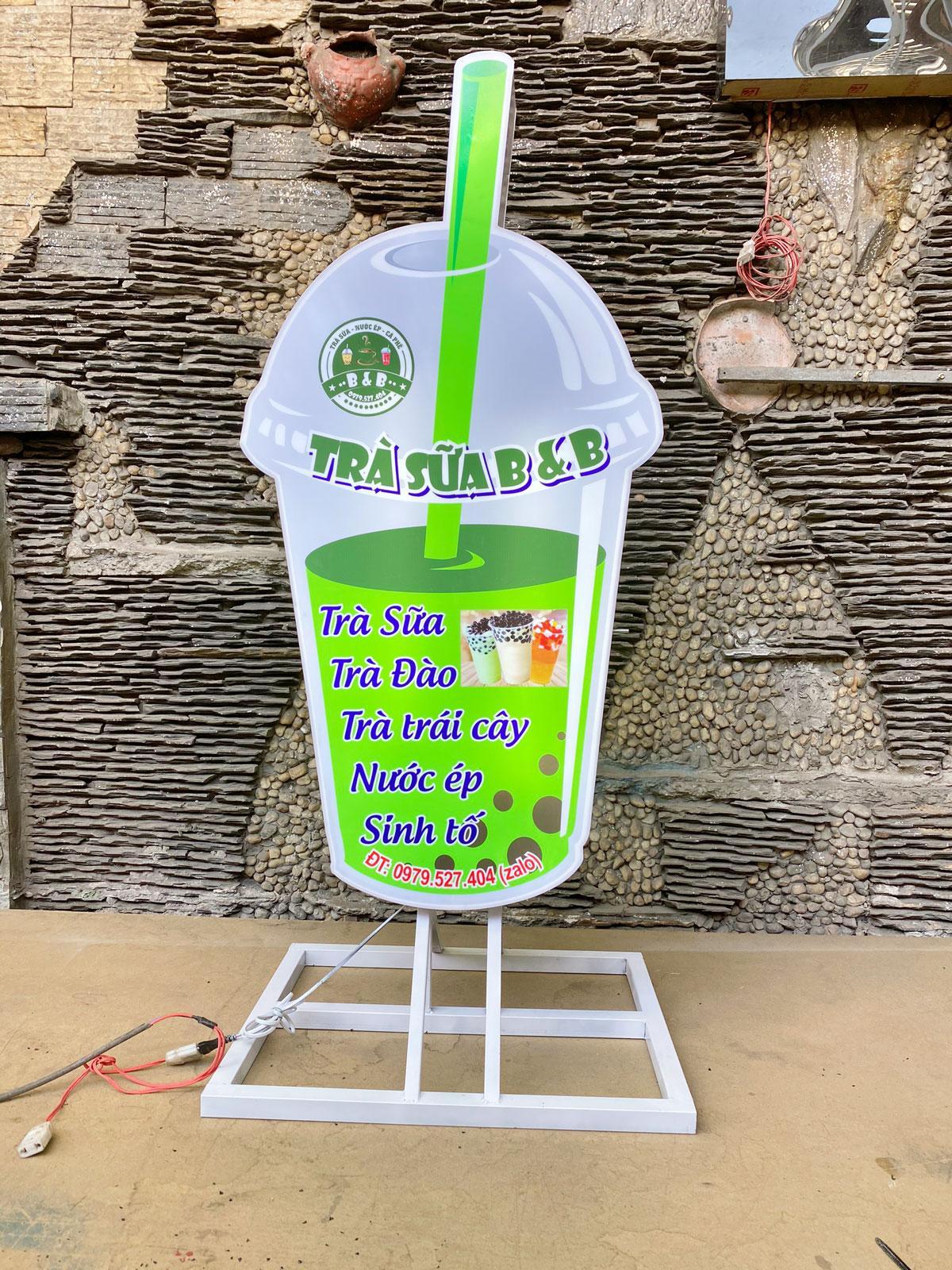 Bảng Hiệu Hộp Đèn Trà Sữa Đẹp