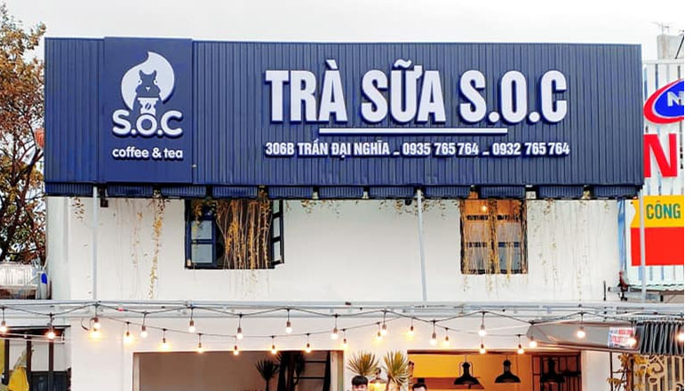 Thi Công Bảng Hiệu Hộp Đèn Trà Sữa Đẹp