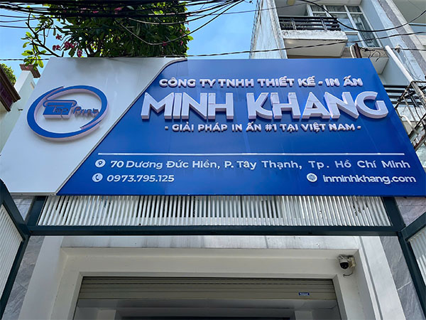 Thi Công Bảng Hiệu Chữ Nổi Inox Trắng Xước Đẹp