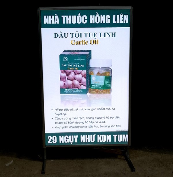 Mẫu Biển Quảng Cáo Hộp Đèn Mica Đẹp