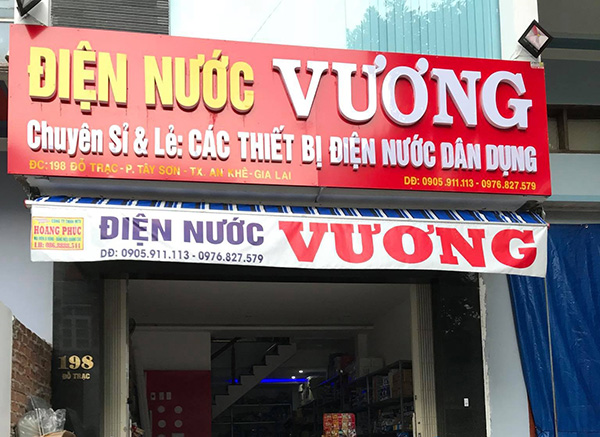 Mẫu Bảng Hiệu Điện Nước Đẹp Năm 2026