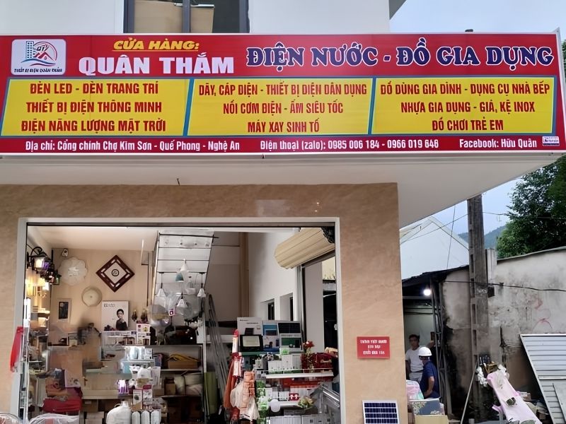 Mẫu Bảng Hiệu Điện Nước Đẹp Năm 2026