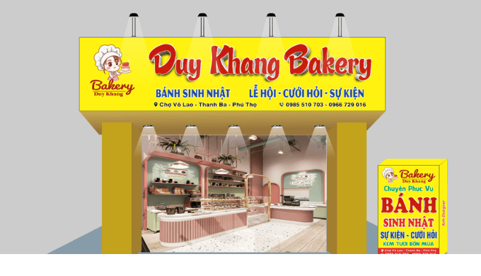Biển Hiệu Tiệm Bánh Đẹp