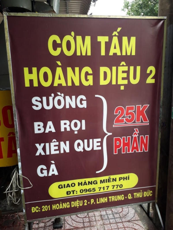 Mẫu Bảng Hiệu Cơm Tấm Đẹp