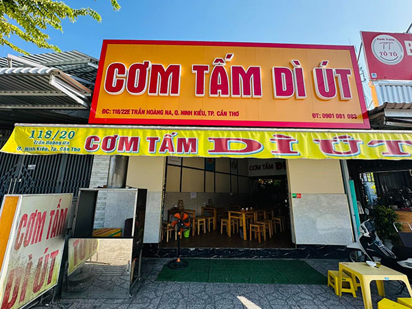 Mẫu Bảng Hiệu Cơm Tấm Đẹp