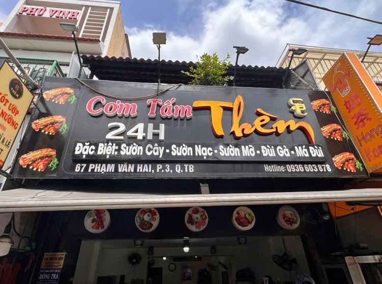 Mẫu Bảng Hiệu Cơm Tấm Đẹp Năm 2026