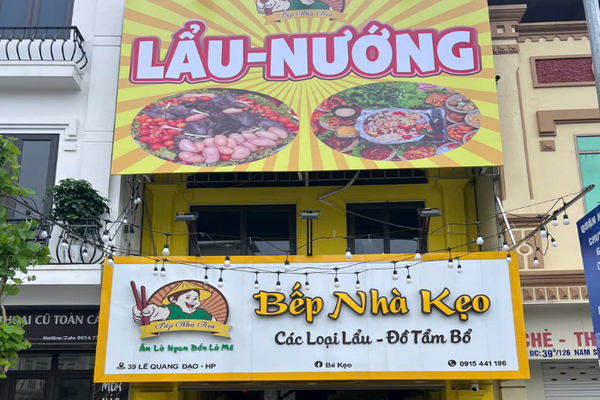 Mẫu Biển Quảng Cáo Quán Lẩu Đẹp