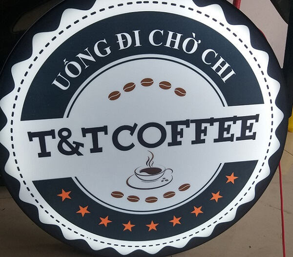 Thi Công Biển Hiệu Quán Cafe Đẹp