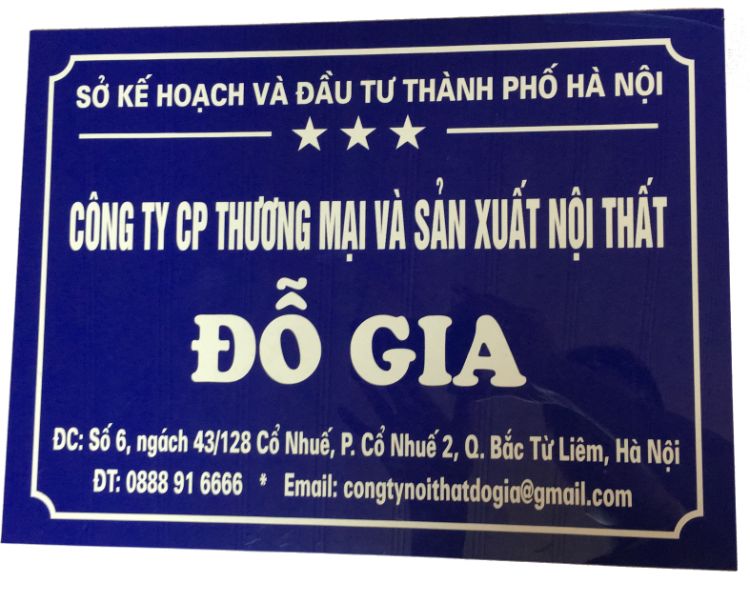 Thi Công Bảng Mica Công Ty Đẹp