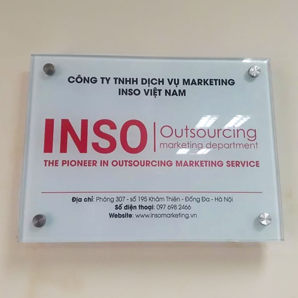 Mẫu Bảng Mica Công Ty Đẹp Năm 2026