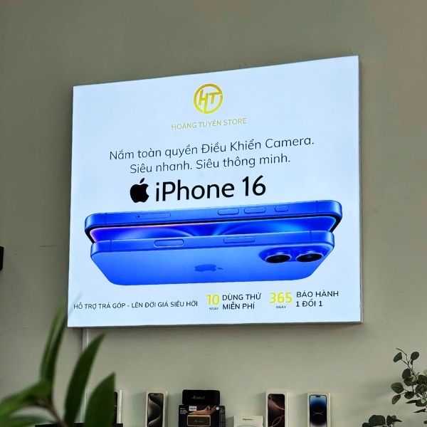Mẫu Hộp Đèn Quảng Cáo Treo Tường Đẹp