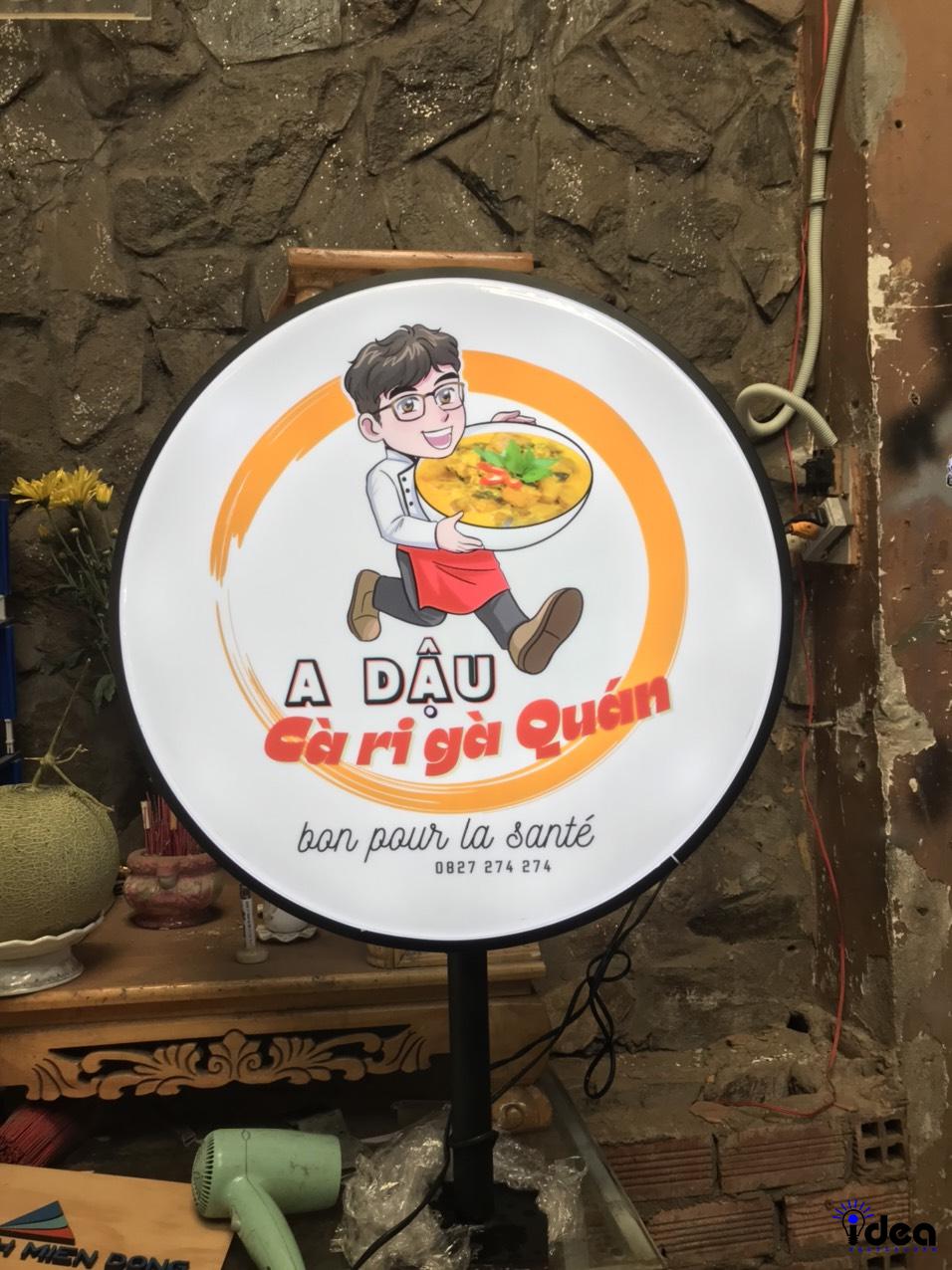 Mẫu Hộp Đèn Quảng Cáo Treo Tường Đẹp