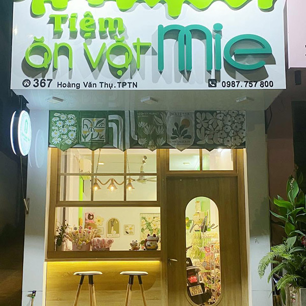 Bảng Hiệu Đồ Ăn Vặt Đẹp