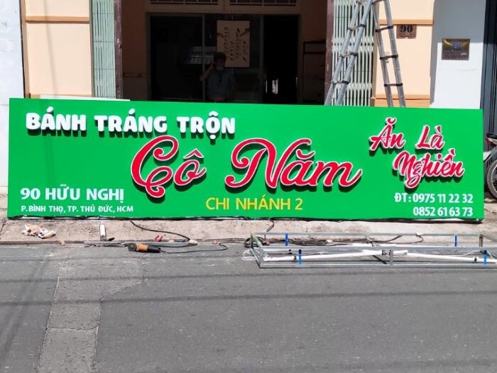 Mẫu Bảng Hiệu Đồ Ăn Vặt Đẹp