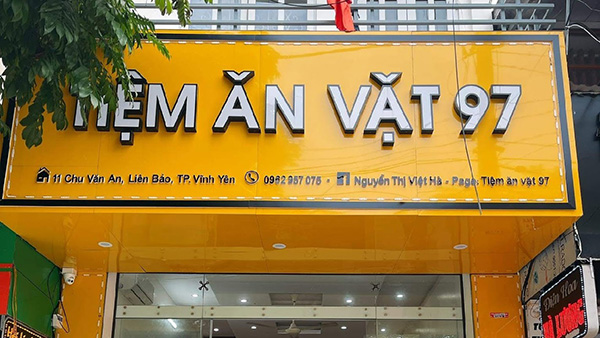 Mẫu Bảng Hiệu Đồ Ăn Vặt Đẹp Năm 2026