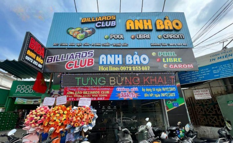 Mẫu Biển Hiệu Quảng Cáo Bida Đẹp