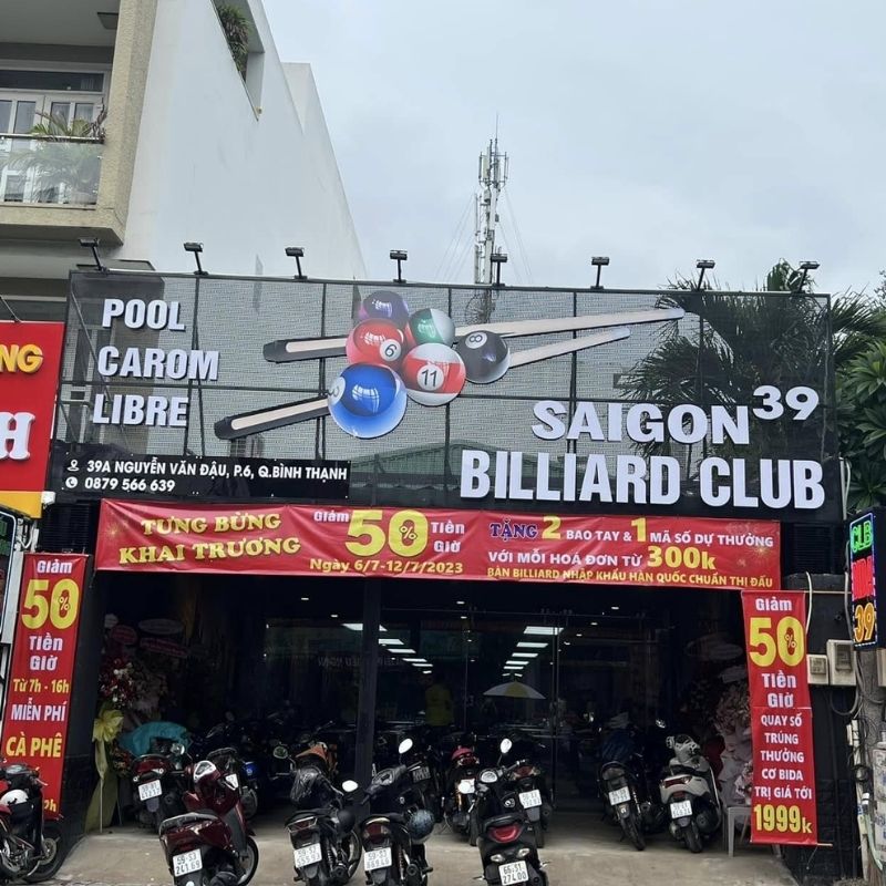 Mẫu Biển Hiệu Quảng Cáo Bida Đẹp Năm 2026