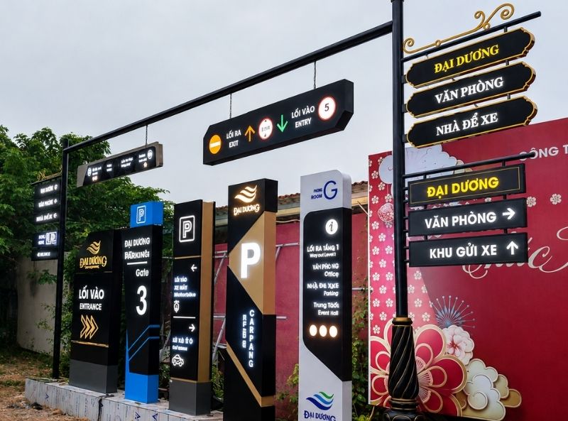 Thi Công Bảng Hiệu Treo Đẹp