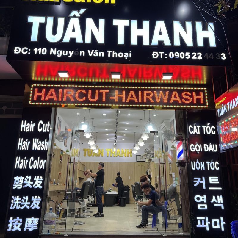 Thi Công Biển Hiệu Salon Tóc Đẹp