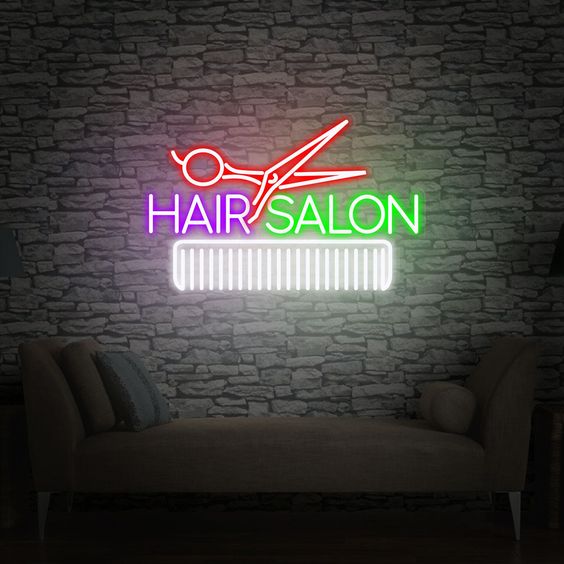 Thiết Kế Biển Hiệu Salon Tóc Đẹp