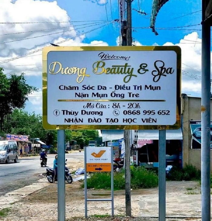 Mẫu Biển Hiệu Salon Tóc Đẹp