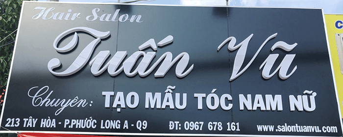 Mẫu Biển Hiệu Salon Tóc Đẹp Năm 2026