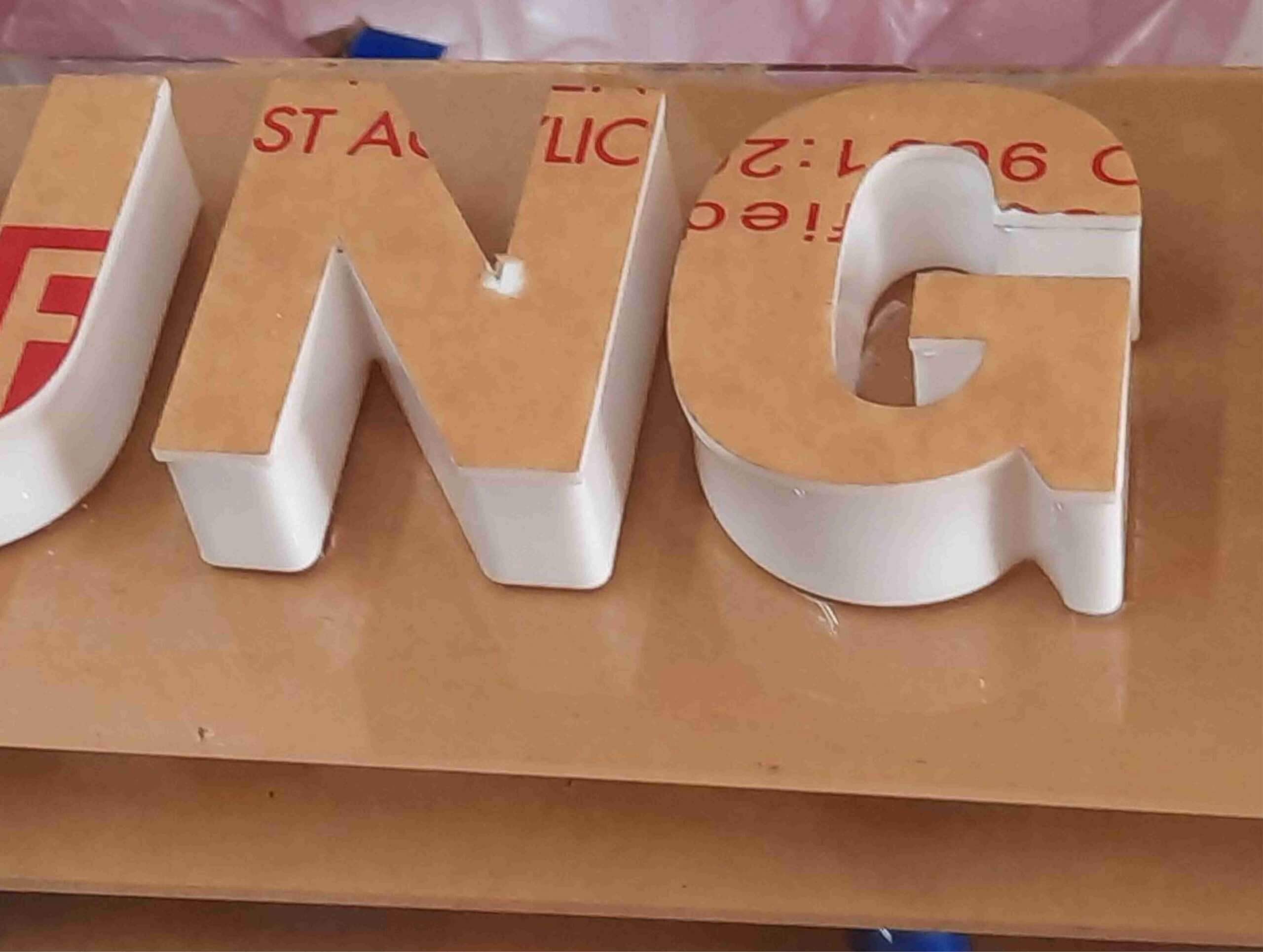 Mẫu Biển Chữ Nổi Mica Đẹp