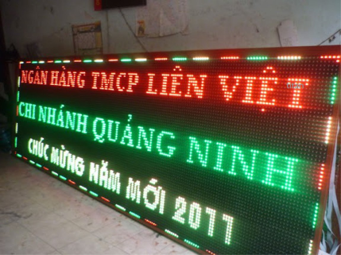 Thi Công Bảng Đèn LED Điện Tử Đẹp